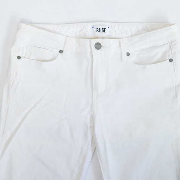 PAIGE | White Skyline Ankle Peg Jeans (Size 30) - Picture 3 of 8